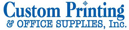 Custom Printing and Office Supplies logo